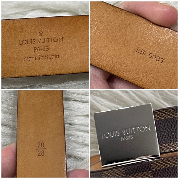🌸Authentic LOUIS VUITTON Damier Ebene Ceinture belt - Picture 14 of 14